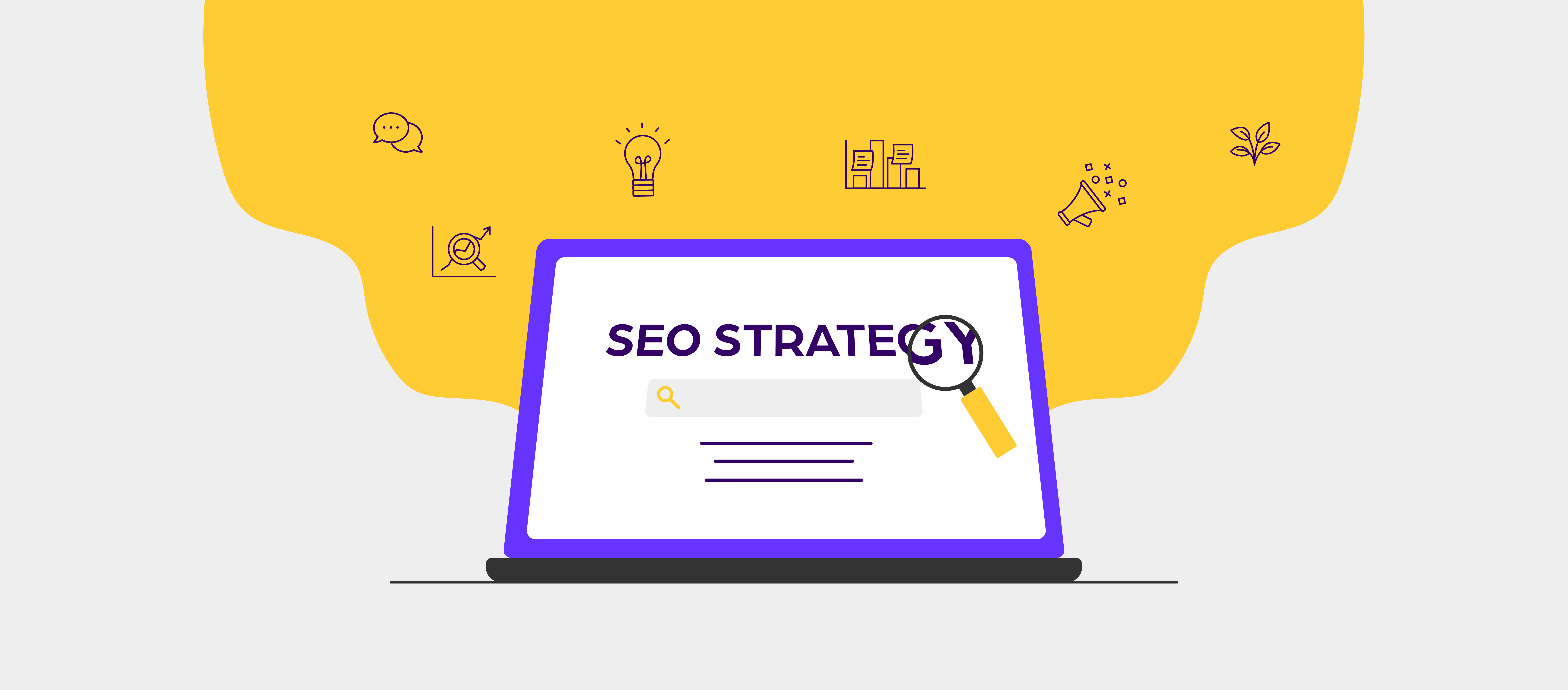 Graphic representation of an SEO content strategy